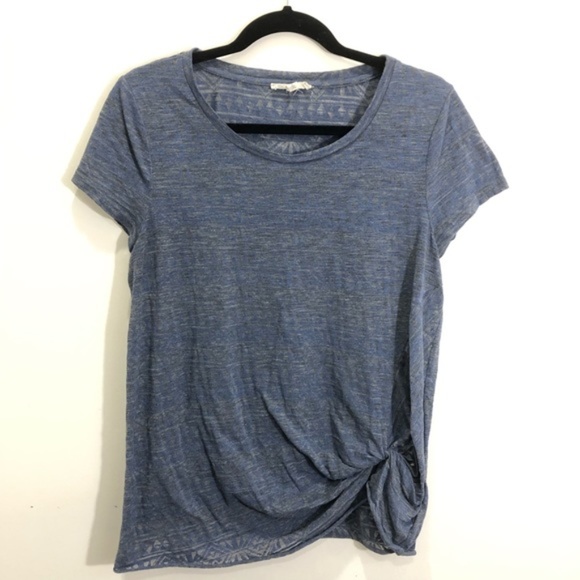 Hem & Thread Tops - 3/$25 Hem & Thread Sheer Knot Front T-Shirt